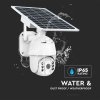 Kamera zewnętrzna V-TAC WI-FI HD smart solarna obrotowa PTZ IR biała VT-11024
